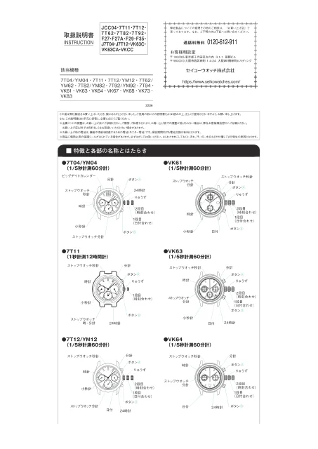 seikoセイコーウオッチ VK68